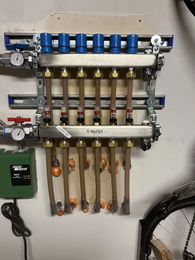 Plumber performing Gas Leak Detection at a residential property in Richfield